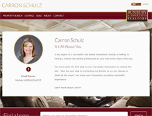 Tablet Screenshot of carronschulz.bunburyrealtors.com