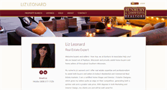 Desktop Screenshot of lizleonard.bunburyrealtors.com